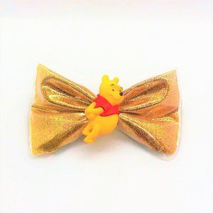 Handcrafted Winnie The Pooh Mini Bows 3pcs